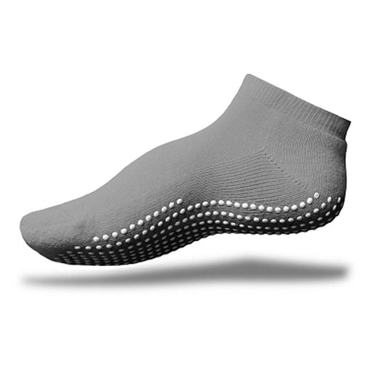 Gripperz non-slip ankle socks in grey