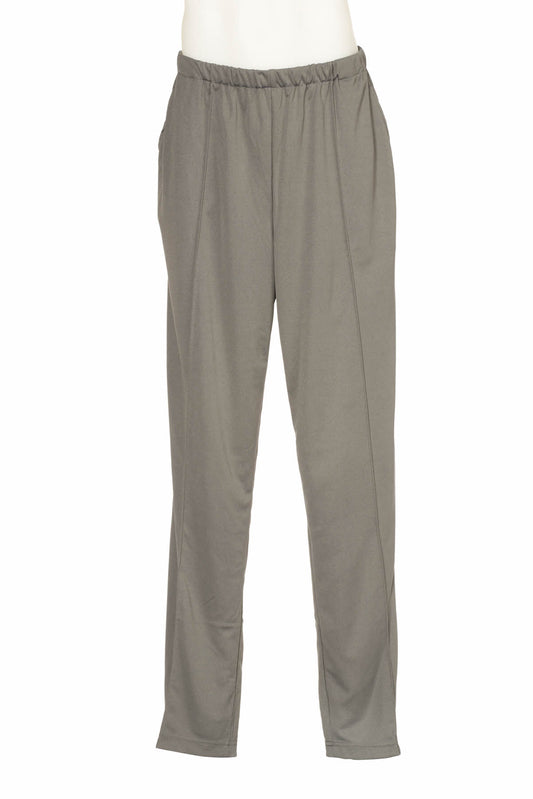 Men's pants in grey with an elasticated waist