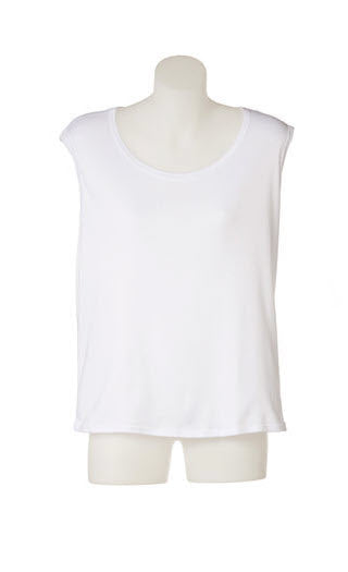 Women's singlet in white