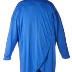 Unisex bariatric nightshirt - view of back with petal back split opening