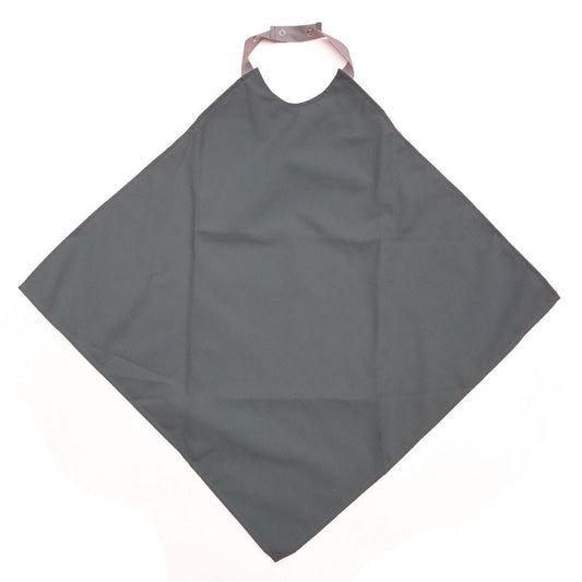Napkin-shaped clothing protector in grey 