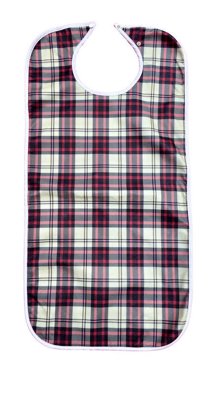 Clothing protector in the red plaid colour