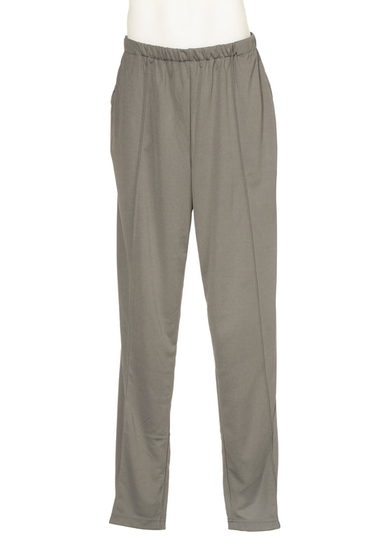Men's pants in grey with an elasticated waist