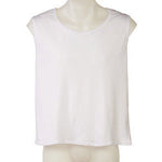 Men's singlet vest in white