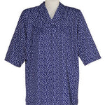 Women's short-sleeved tunic blouse