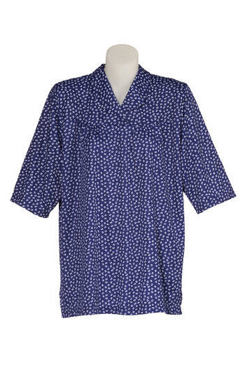 Women's short-sleeved tunic blouse